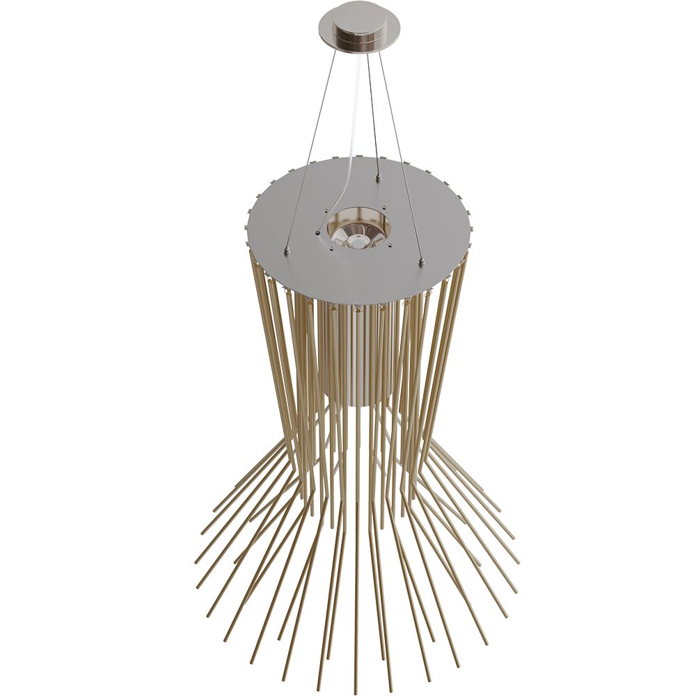 Deckenlampe in Gold - Design-Pendelleuchte - Cosmo