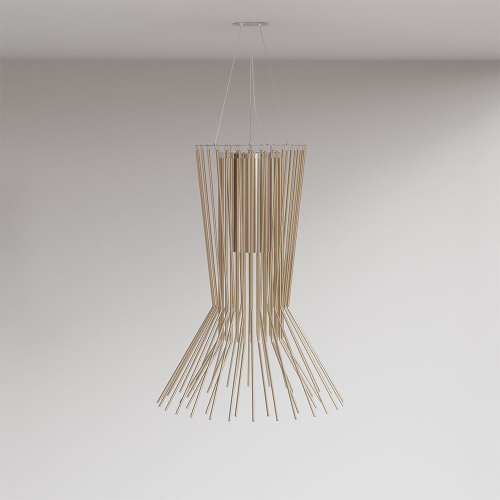 Deckenlampe in Gold - Design-Pendelleuchte - Cosmo