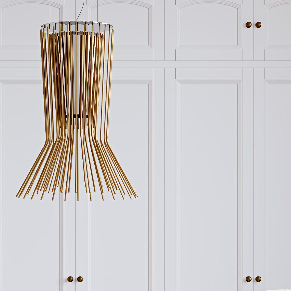 Deckenlampe in Gold - Design-Pendelleuchte - Cosmo